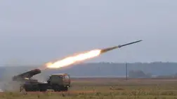 Orosz rakétatámadás az orosz-ukrán háborúban. Illusztráció.