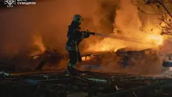 Százával érkeztek a drónok és rakéták Ukrajna fölé. Illusztráció. Fotó: AFP/Handout/State Emergensy Service of Ukraine