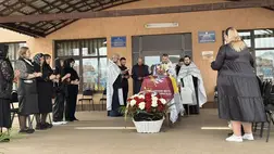 Técsőn végső búcsút vettek Jurij Csernyavec katonától. Fotó: Técsői Városi Tanács