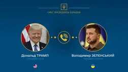 Telefonon beszélt egymással Donald Trump amerikai elnök és Volodimir Zelenszkij ukrán elnök. Fotó: Elnöki Hivatal