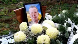 Gyász: Utolsó útjára kisérték a beregszászi Gercsi Albertet. Fotó: Beregszászi Városi Tanács