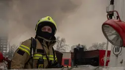 Nagy dróntámadás érte Luckot, a várost füst borította be.Fotó: Internet