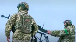 Orosz dróntámadás Ukrajna ellen, munkában az ukrán légvédelem. Fotó: t.me/GeneralStaffZSU