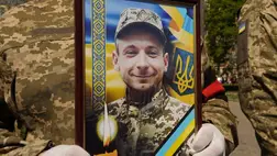 Ungváron végső búcsút vettek a háborúban elesett Vladiszlav Sitihintől. Fotó: Ungvári Városi Tanács