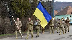 Végső búcsút vettek Buzuljuk Oleh beregszászi katonától. Fotó: facebook.com/PublicPageBabjak