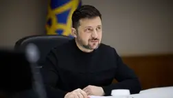 Volodimir Zelenszkij Ukrajna elnöke. Fotó: (facebook. com zelenskyy.official)