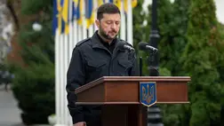 Volodimir Zelenszkij, Ukrajna elnöke. Fotó: Ukrán Elnöki Hivatal