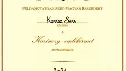 Kárpátaljai siker a Szép Magyar Beszéd versenyen