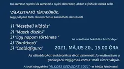 „Alkoss kedvedre!” - rajzpályázatot hirdet a "GENIUS" Alapítvány