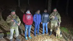 A határőrök okmányok nélküli férfiakat vettek őrizetbe a Terebesfejérpataki (Ділове, Rahói járás) közelében. 