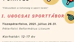 I. Ugocsai Sporttábor a "Genius" Alapítvány szervezésében 