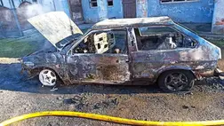 Menet közben gyulladt ki egy gépkocsi Kárpátalján