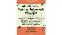 A VII. Internetes Vers- és Prózamondó Verseny felhívása