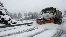 Leesett az első hó Spanyolországban