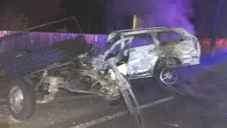 Kigyulladt egy gépkocsi Kárpátalján, négyen meghaltak