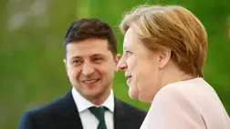 Zelenszkij Szabadság Érdemrenddel tüntette ki Angela Merkelt az Ukrajna elleni orosz invázió megállításáért