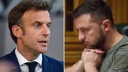 Zelenszkij telefonon tárgyalt francia kollégájával, Emmanuel Macronnal
