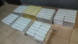 Kárpátalján az ukrán-román határtól 400 méterre futamították meg az ukrán határőrök a cigarettacsempészeket, akik 3500 doboz cigarettát hagytak hátra.