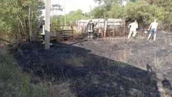 Kigyulladt a száraz aljnövényzet Dercenben