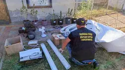 A kárpátaljai rendfenntartók kender termesztésére alkalmas helyiséget fedeztek fel Csapon.