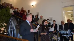 Szoboravató a Munkácsy Mihály Magyar Házban