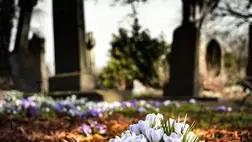 Ukrajnában egy férfi megrongálta elhunyt anyósa sírját