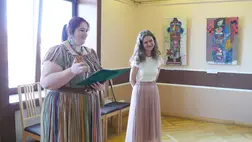 Ruszin Noémi bemutatkozó tárlata Beregszászban