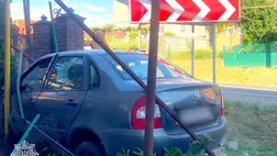 Keritésnek hajtott egy részeg sofőr a Beregszászi járásban