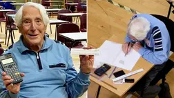 Nagyító segítségével, de leérettségizett a 92 éves rekorder