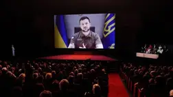A 75. cannes-i fesztivál megnyitóján Kijevből bejelentkezett az ukrán elnök