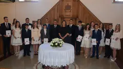 Konfirmáció mennybemenetel napján Dercenben