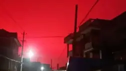 Pánik tört ki Kínában, vérvörössé vált az ég