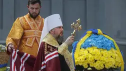  Jepifanyij metropolita, az egyesített ukrán ortodox egyház vezetője (Fotó: MTI/EPA/Szerhij Dolzsenko)