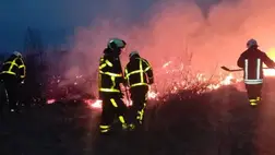 Lángra kapott a száraz növényzet a Munkácsi járásban