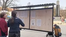 Információs táblát helyeztek ki a menekültek számára Beregszászban