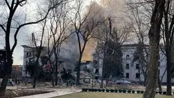 Olaszország felajánlotta a lebombázott mariupoli színház újjáépítését