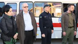 Magyarországra érkeztek a Doneck megyei katasztrófavédelmi dolgozók családtagjai