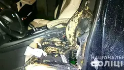 Kárpátalján felgyújtottak egy BMW X5 személygépkocsit