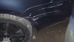 Munkácson egy ittas sofőr nekihajtott egy parkoló személygépkocsinak. (Fotó: Kárpátaljai Járőrszolgálat)