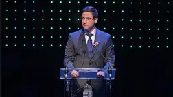 Gulyás Gergely Miniszterelnökséget vezető miniszter beszédet mond az 1848-49-es forradalom és szabadságharc 175. évfordulójának tiszteletére adományozott állami kitüntetések és miniszteri elismerések átadásán a Várkert Bazárban 2023. március 14-én. MTI/Máthé Zoltán