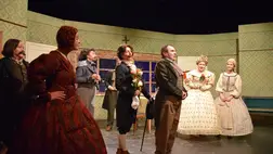 Háztűznéző a beregszászi magyar színházban. (Fotó: Kárpátinfo/Kovács Erzsébet)