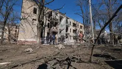 Orosz rakéta csapódott be Kramatorszk központjában. (Fotó: t.me/pavlokyrylenko_donoda)