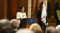Novák Katalin köztársasági elnök beszédet mond. MTI/Koszticsák Szilárd