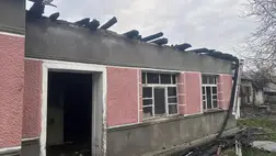 Leégett egy családi ház Macsolán. (Fotó: DSZNSZ)