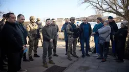 Herszon megyébe látogatott Zelenszkij (Fotó: Elnöki Hivatal)