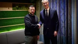 Az ukrán elnök a NATO-főtitkárral tárgyalt Kijev csatlakozási kérelméről. Fotó: president.gov.ua