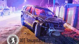 Súlyos sérüléssel járó közúti baleset Kárpátalján. Fotó: Kárpátaljai Sürgősségi Ellátási Központ