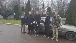Két kárpátaljai embercsempész és megbizójuk bukott le Újlaknál. Fotó: Ukrán Állami Határőrszolgálat