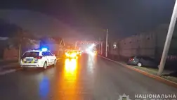 Halálos közúti baleset Munkácson. Egy gyalogos az áldozat. Fotó: Kárpátaljai Rendőrség