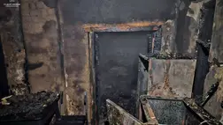 Halálos tűzeset Kárpátalján. Fotó: DSZNSZ